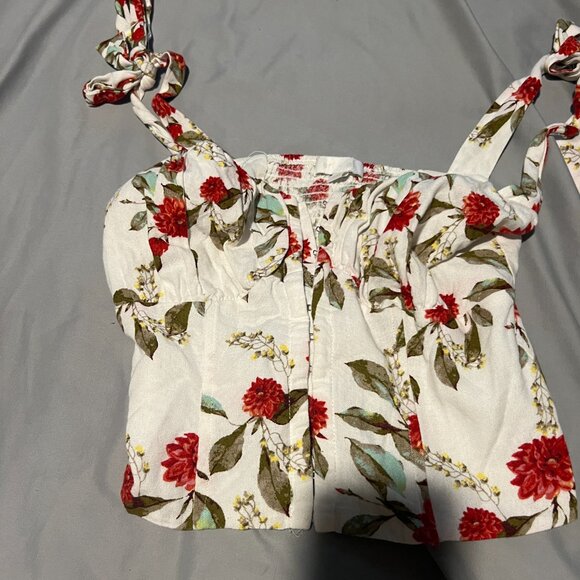 Anthropologie Eri + Ali Wildflower Cropped Tank - Small - Picture 10 of 13